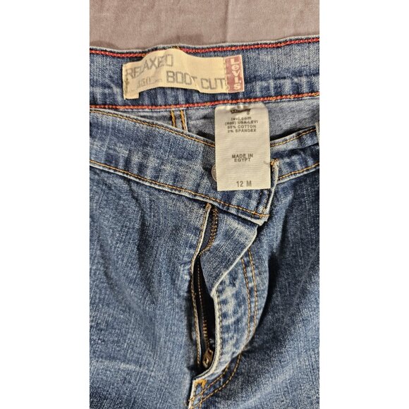 Levi's 550 Jeans Womens Size 12M Relaxed Boot Cut Denim Stretch (HL49) - Picture 8 of 8